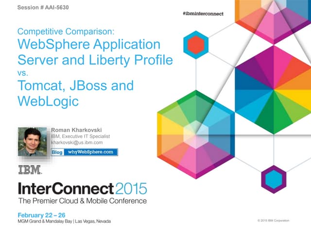 WebSphere App Server vs JBoss vs WebLogic vs Tomcat