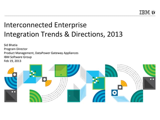 Inter connected enterprise trends & directions feb 19 2013