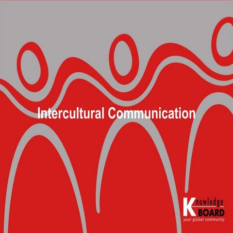 Intercultural communication