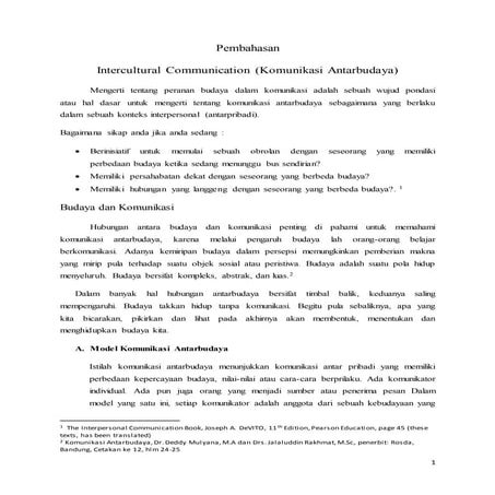 Intercultural communication 