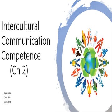 Intercultural Communication Competence | PPTX