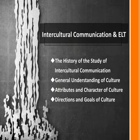 Intercultural Communication & ELT