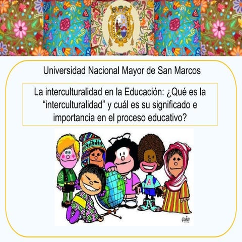 Interculturalidad en la educación