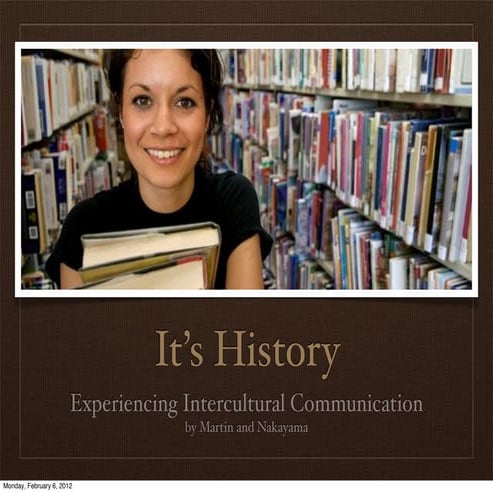 History and Intercultural Communication