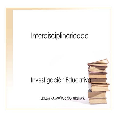 Interdisciplinariedad