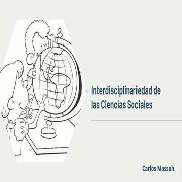 Interdisciplinariedad de las Ciencias Sociales