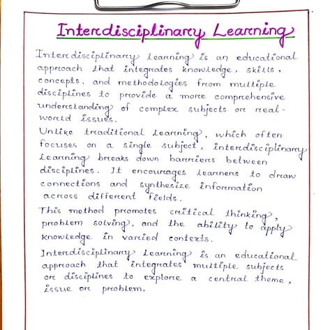 Interdisciplinary Learning Understanding disciplne and subject CUH (1).pdf