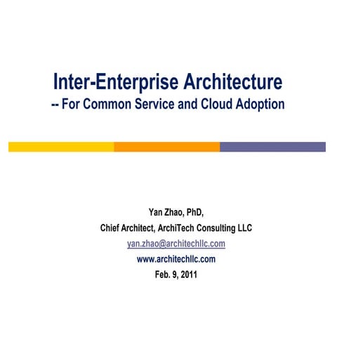 Inter-Enterprise Architecture