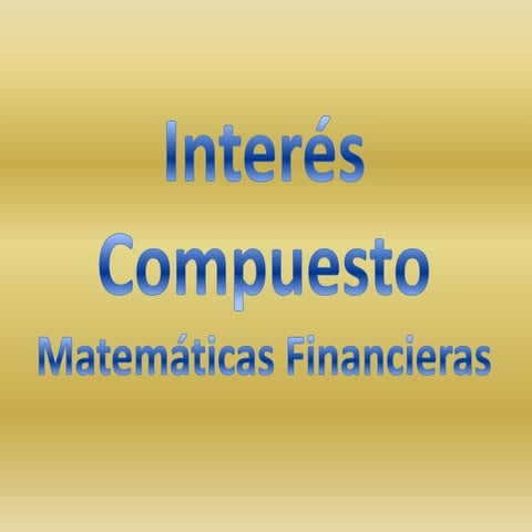 Interes compuesto