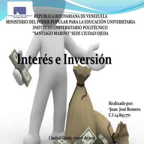 Relación entre la tasa interés y el nivel de inversión | DOCX