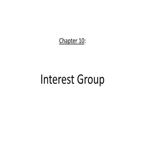 Interest group 