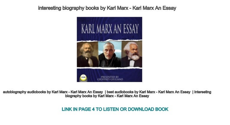 Karl marx philosophy summary image