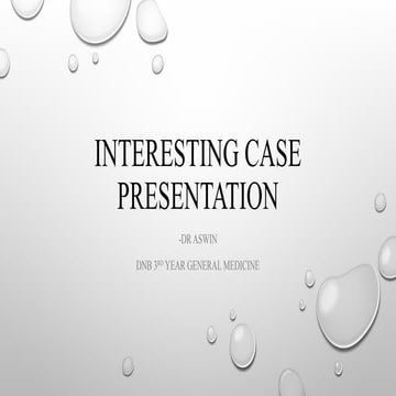 Interesting case presentation,anemia,TTP.