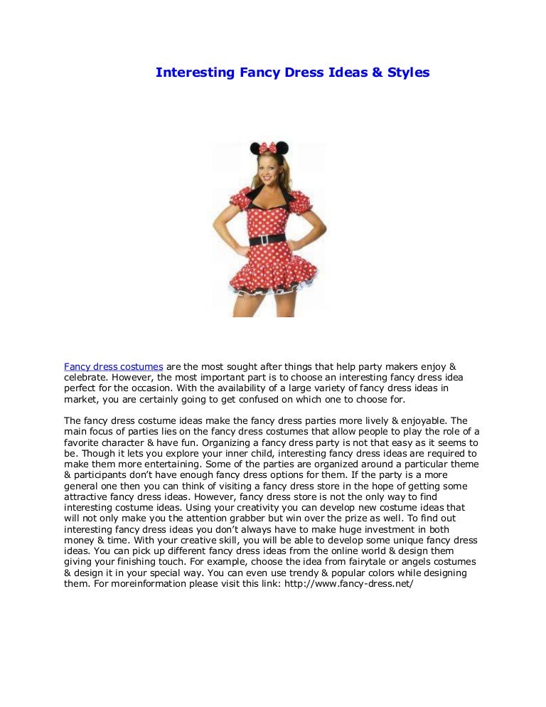Fancy Dress Costumes
