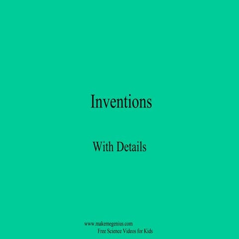 Interesting inventions for kids