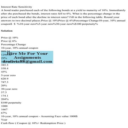 Interest Rate SensitivityA bond trader purchased each of the follo.pdf