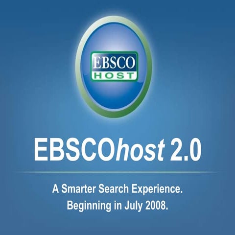 Ebsco 2.0