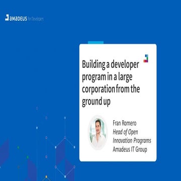 INTERFACE by apidays_Building a developer program in a large corporation from...
