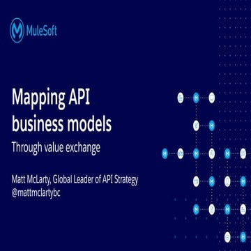 INTERFACE by apidays_API business modeling through value exchange by Matt McL...