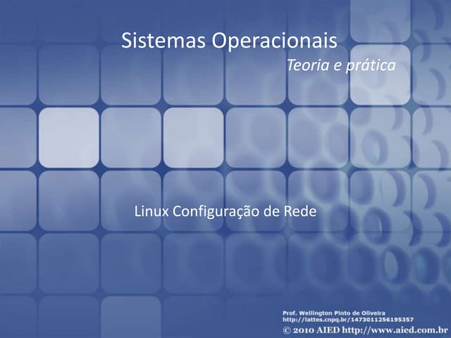 Configuração de Interface de Rede no Linux por comandos