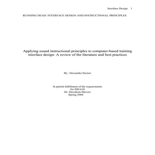 Cognitive Load in Multimedia Learning | PDF