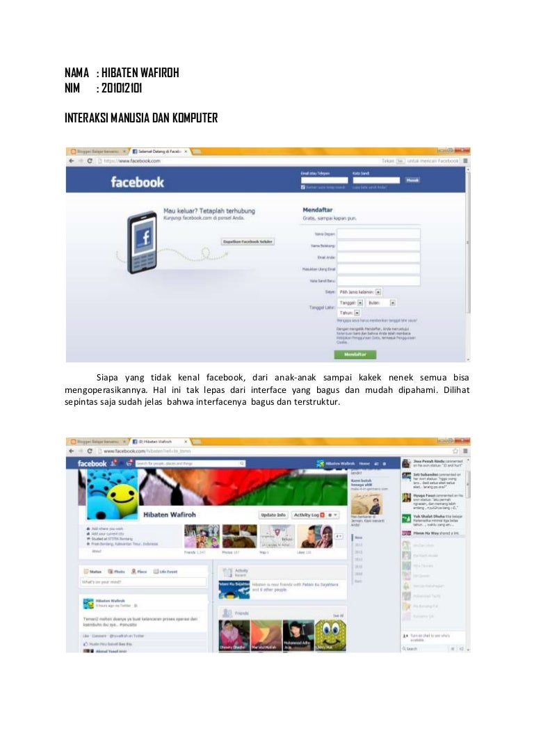 Contoh interface yang baik