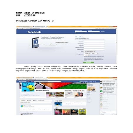 Contoh interface yang baik