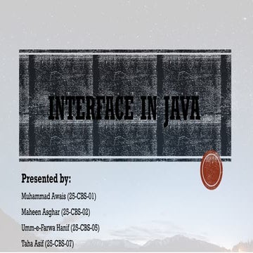 Comprehensive Guide to Java Interfaces: Syntax, Implementation, and ...