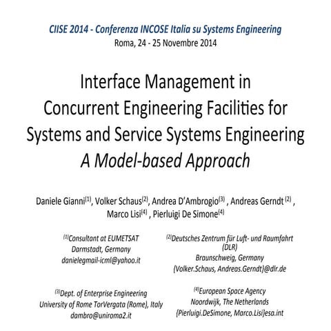 Interface management incose2014_lisi | PDF