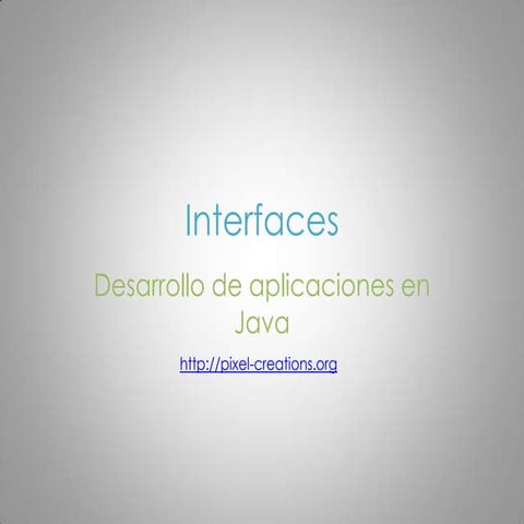 Interfaces en Java