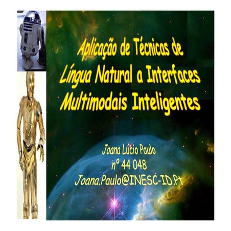 Interfaces Multimodais Inteligentes