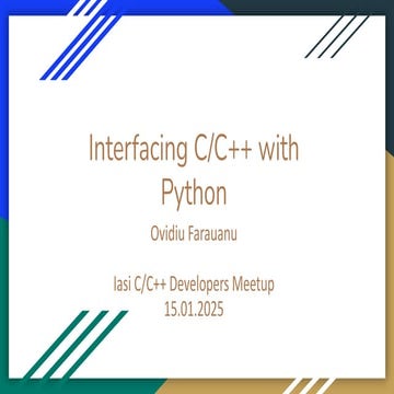 Interfacing C++ with Python to boost your legacy apps with Python ...