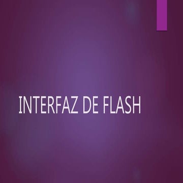 Interfaz de flash