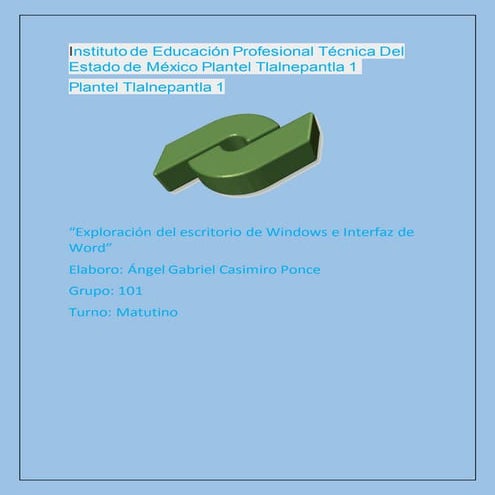 Interfaz de windows y word gabriel