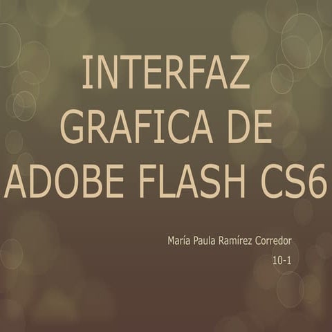 La interfaz de flash | PPT