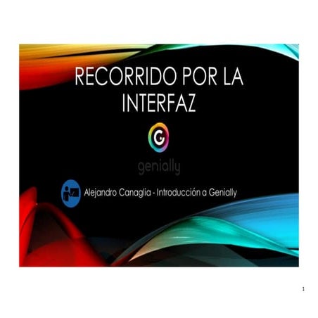 Interfaz principal de genially