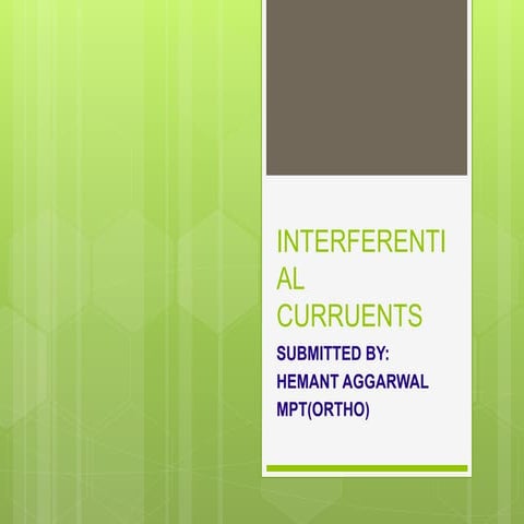 Interferential current (IFT)