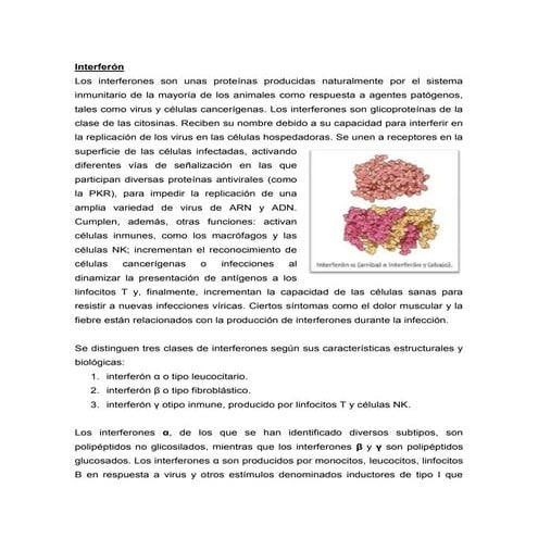 Interferón
