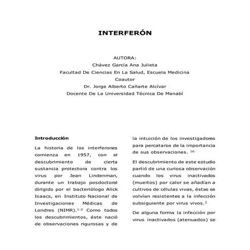 Interferón  