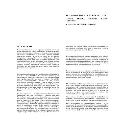 INTERFERON- proyecto