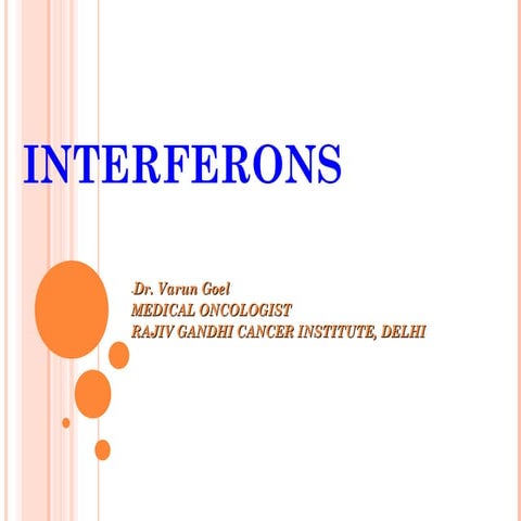 Interferons dr. varun