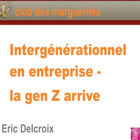 Intergénérationnel gen z