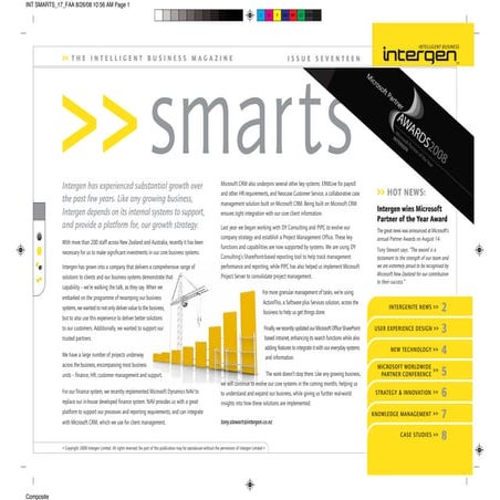 Intergen Smarts 17 (2008)