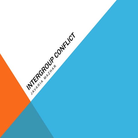 Intergroup conflict