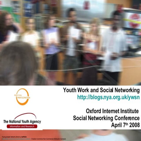 Interim Findings From The Youth Work And Social Networking Project