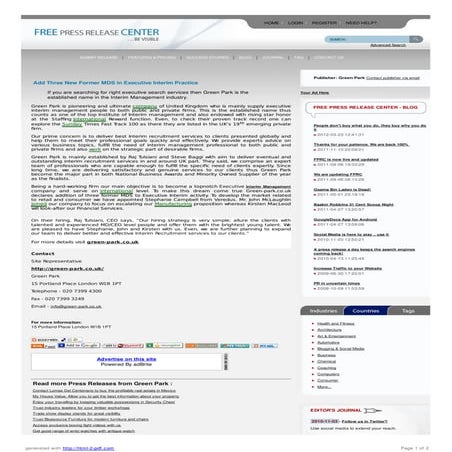 SEARCH FOR INTERIM EXECUTIVE JOBS