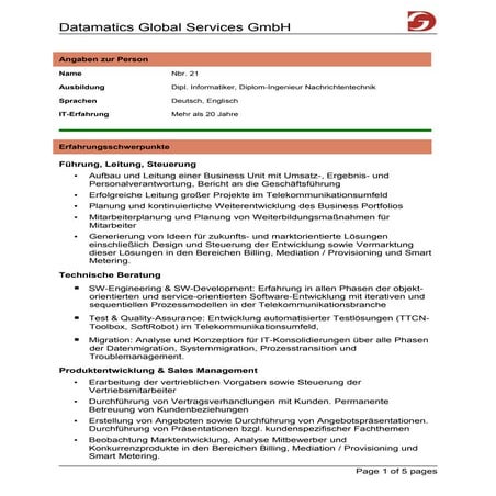 Interim manager  verfügbar