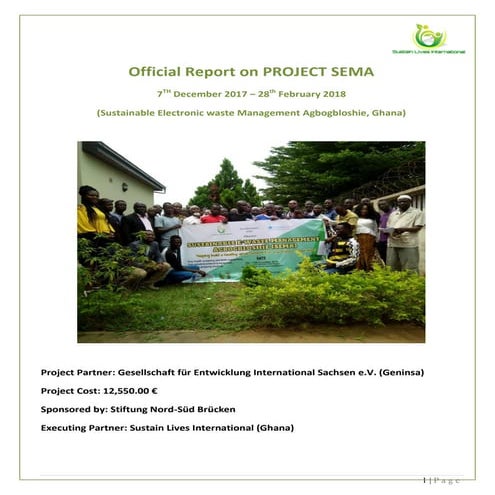 Interim report for project sema