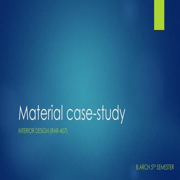 Interior design elements