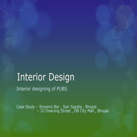 Interior design | PPTX